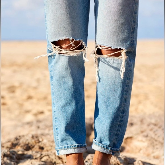 Outerknown S.E.A. Cali Vintage Straight Button Fly Organic Cotton Jeans 32 NWT - Picture 6 of 10